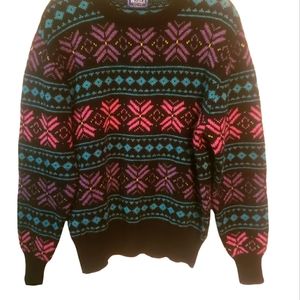 u Woolrich Woman Vintage Wool Grandpa/Winter/Christmas Sweater XL